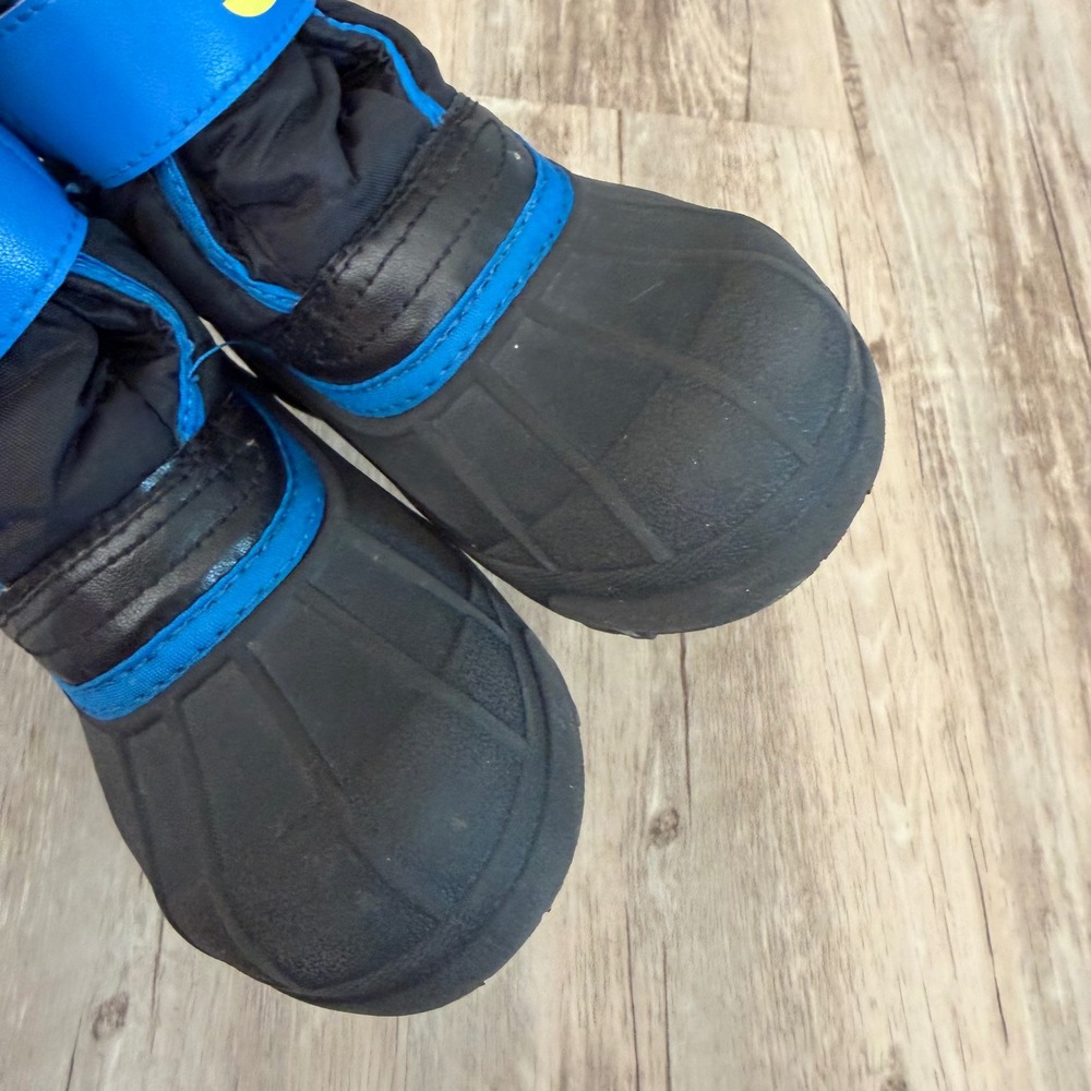 Sorel Kids Snow Commander Winter Snow Boots Black Blue Ski Snowboard Size 13 - Picture 6 of 9